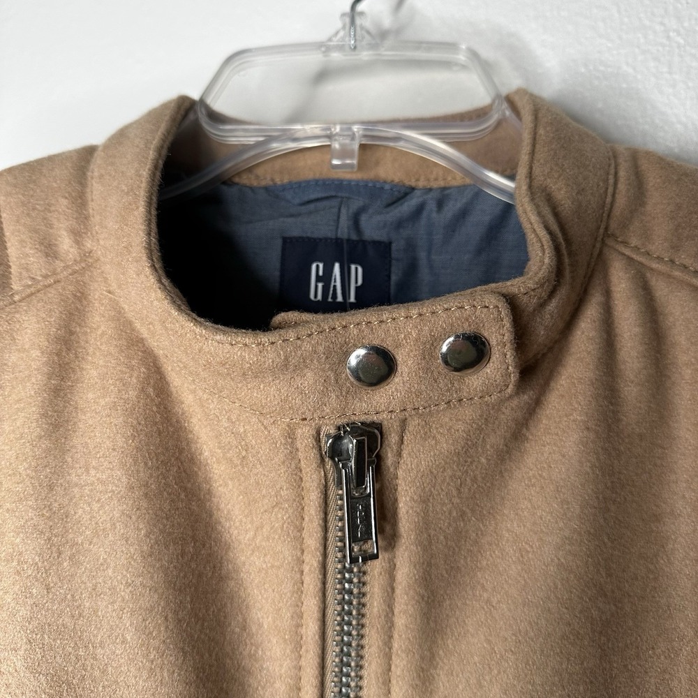 GAP Camel Brown Bomber Jacket - Picture 5 of 9